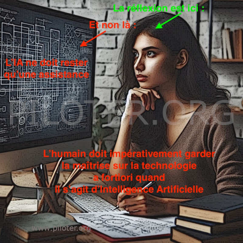 l'humain et la maitrise de la technologie IA